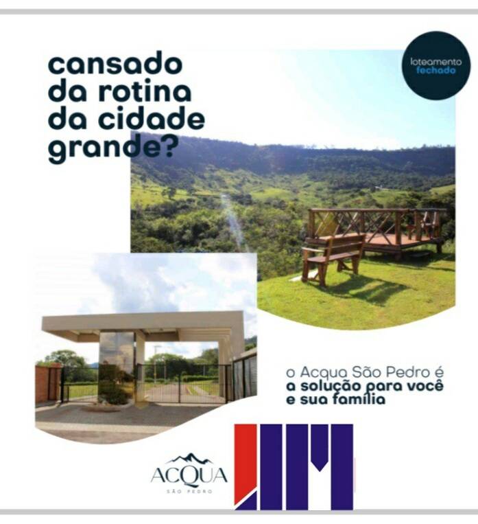 #TerCond 00 - Terreno em condomínio para Venda em São Pedro - SP